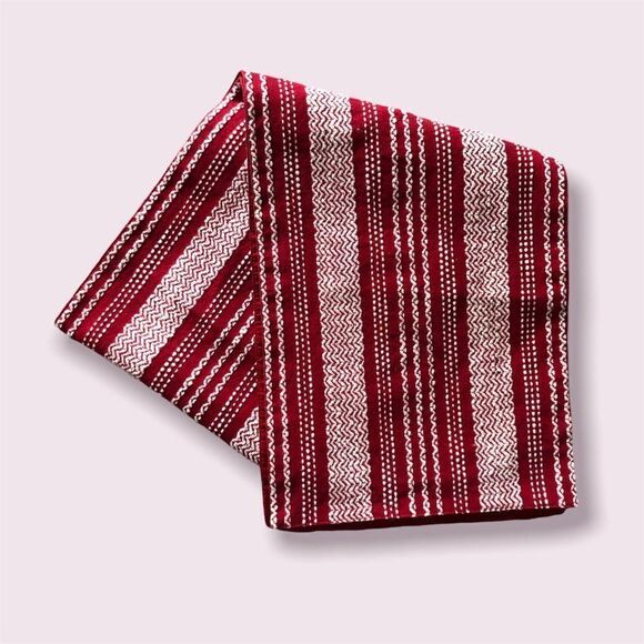 Red Christmas Holiday Festive Table Runner - Picture 1 of 4